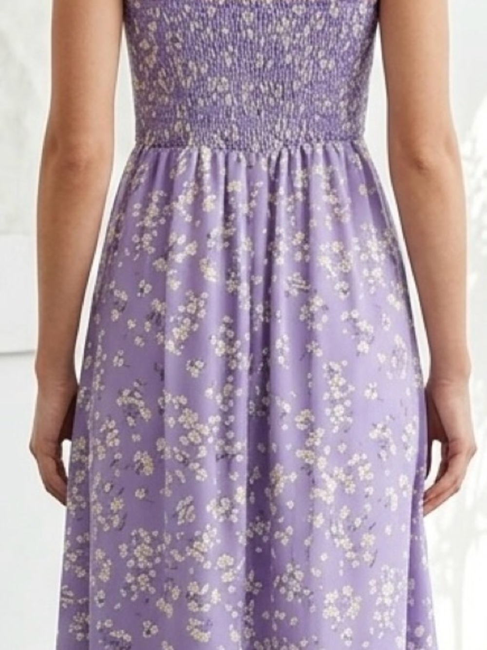 Floral Sun Dress in Lavender - Picture 3 of 6